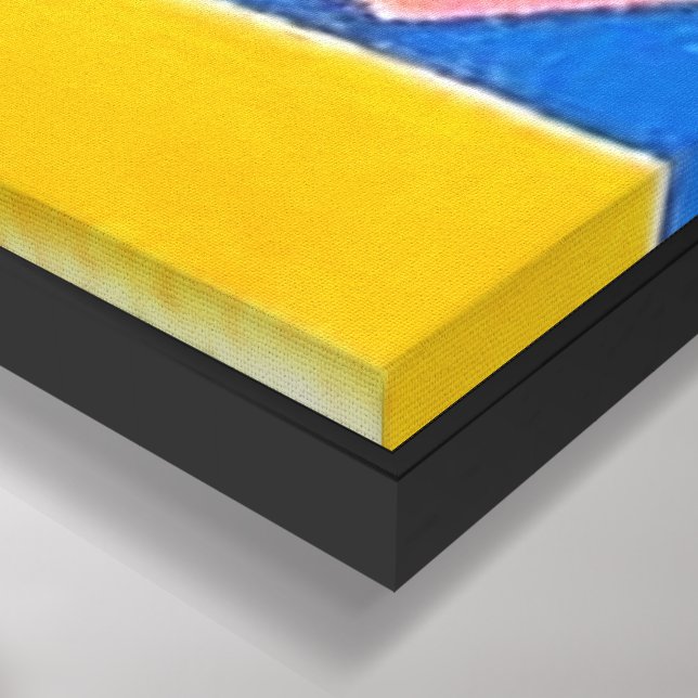 Geometric Dance Canvas Print (Corner(Bottom))