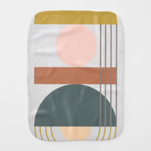 Geometric Daylight III Baby Burp Cloth