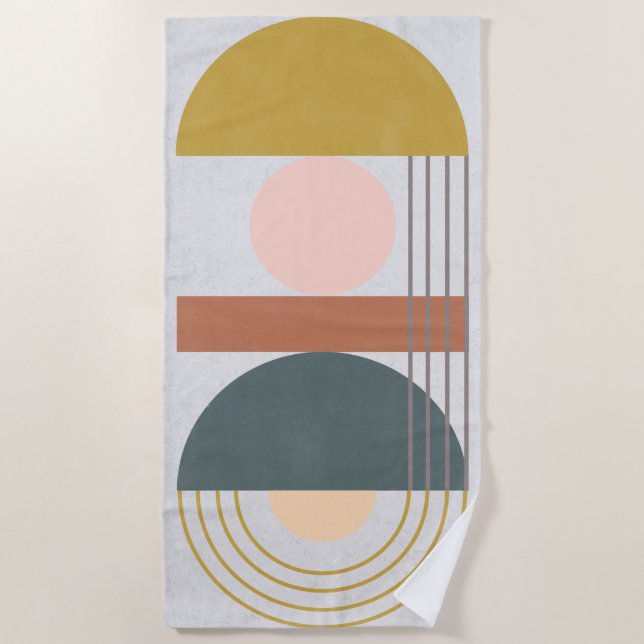 Geometric Daylight III Beach Towel (Front)