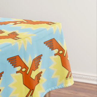 Geometric Decorative Andean Condor Bird Tablecloth