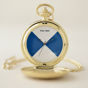 Geometric Decorative Pocket Watch