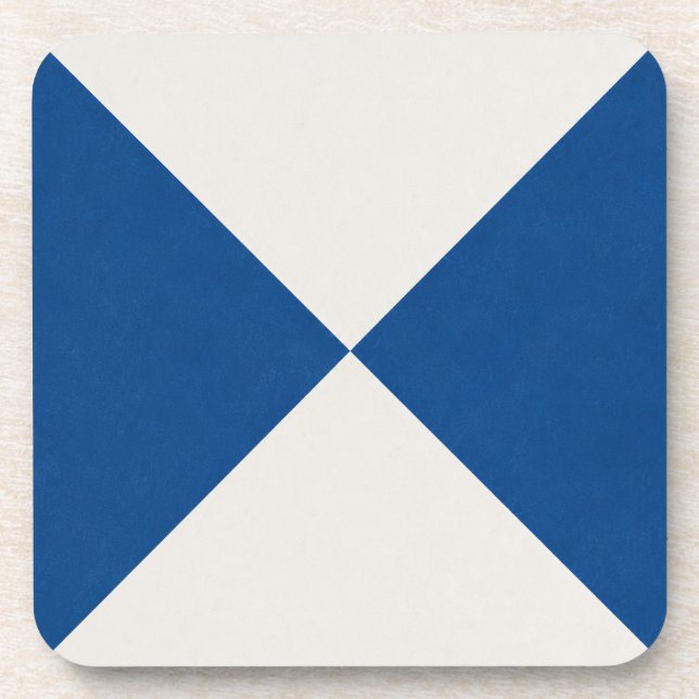 Geometric Decorative Tile Beverage Coaster (Front)