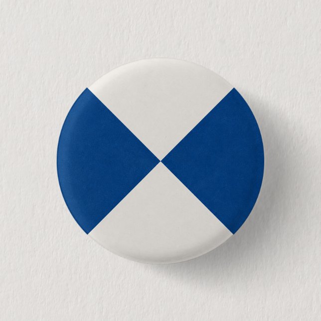 Geometric Decorative Tile Button (Front)