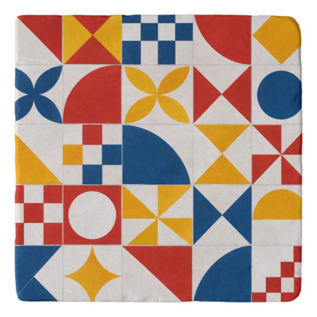 Geometric Decorative  Trivet (Front)