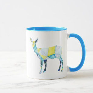 Geometric Deer Animal Mug