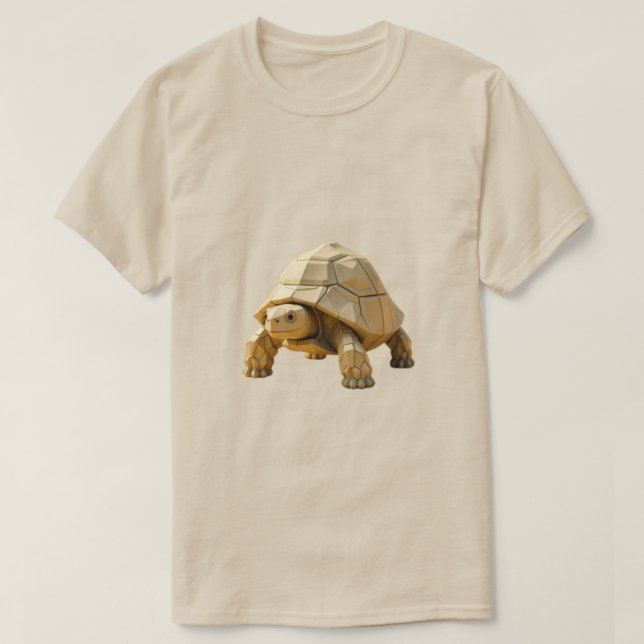 Geometric Desert Tortoise T-Shirt (Design Front)