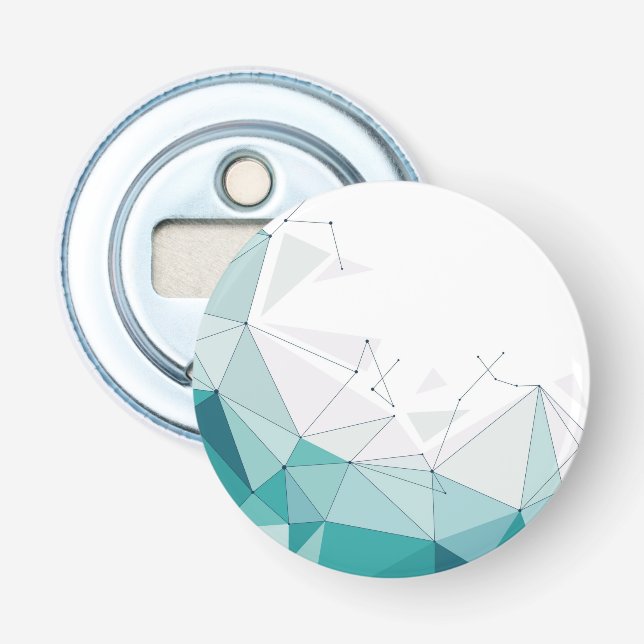 Geometric design bottle opener (Front)