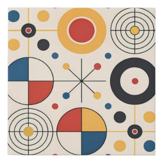 Geometric design canvas