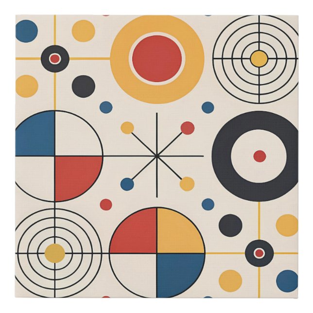 Geometric design canvas (Front)