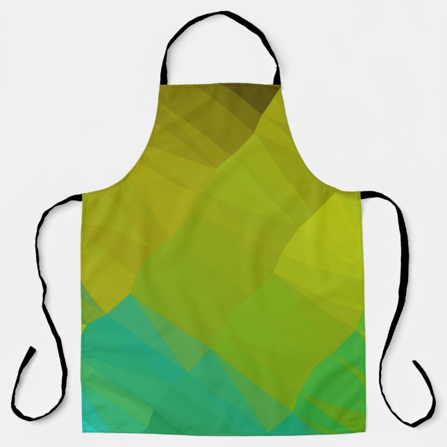 Geometric design. Colorful gradient background. Ge Apron (Front)