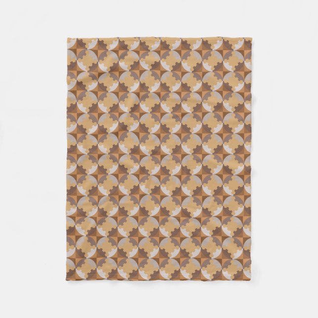 GEOMETRIC DESIGN. FLEECE BLANKET (Front)