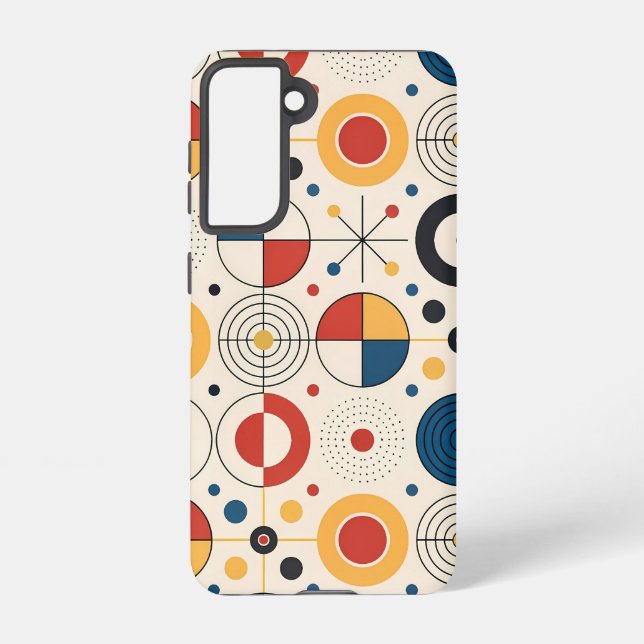 Geometric design fountain samsung galaxy case (Back)