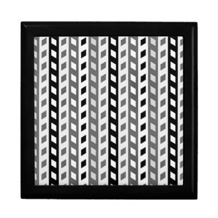 Geometric Design, gray, black, white, Gift Box