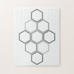 Geometric Design, Hexagon Pattern Puzzle