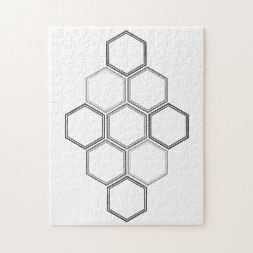 Geometric Design Hexagon Pattern Puzzle