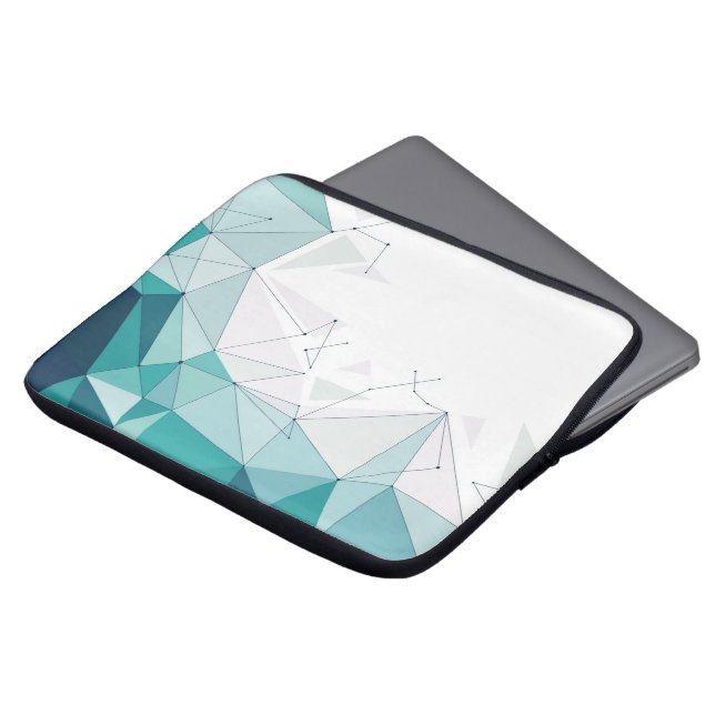 Geometric design laptop sleeve (Front Top)