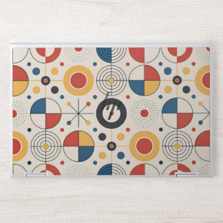 Geometric design lens HP laptop skin