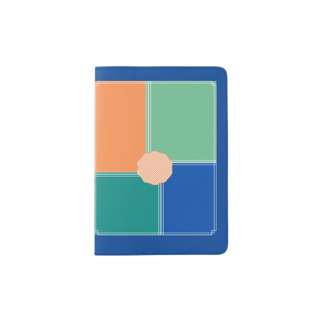 Geometric Design Passport Holder (Front)