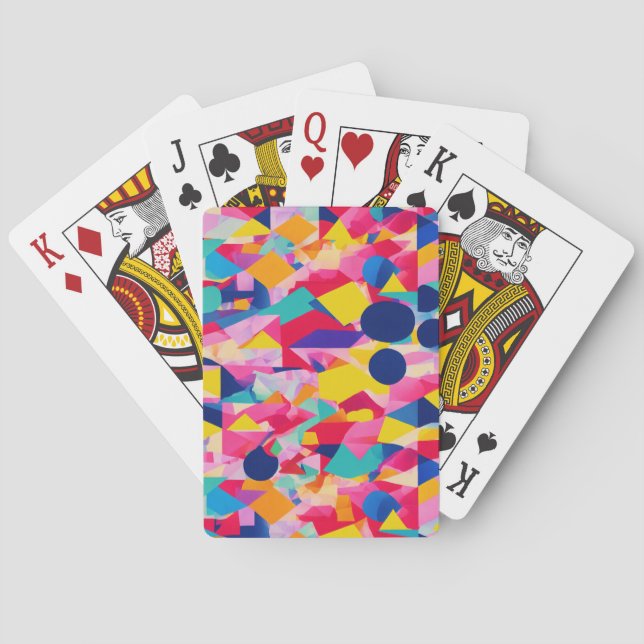  Geometric Design  Poker Cards (Back)