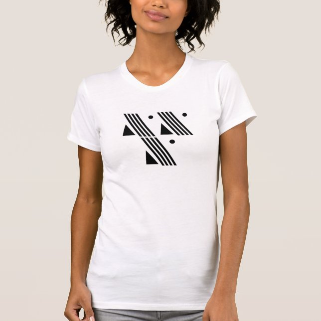 GEOMETRIC DESIGN T-SHIRT (Front)