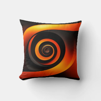 Geometric design throw pillow