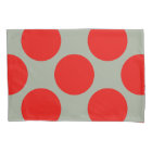 Geometric Diagonal Red Polka Dots on any Color