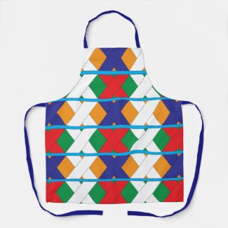 Geometric Diamond Colorful Decorative Pattern