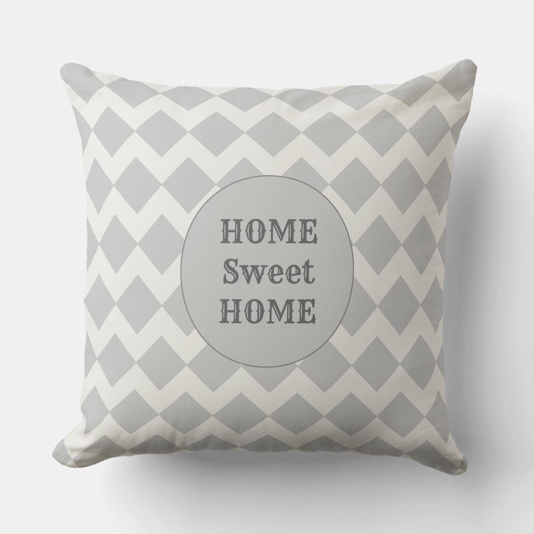 Geometric Diamond Pattern Throw Pillow Zazzle