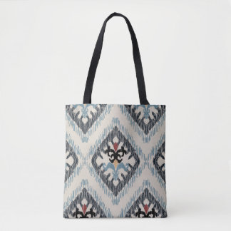 Geometric Diamond Pattern Tote Bag - Multicolor