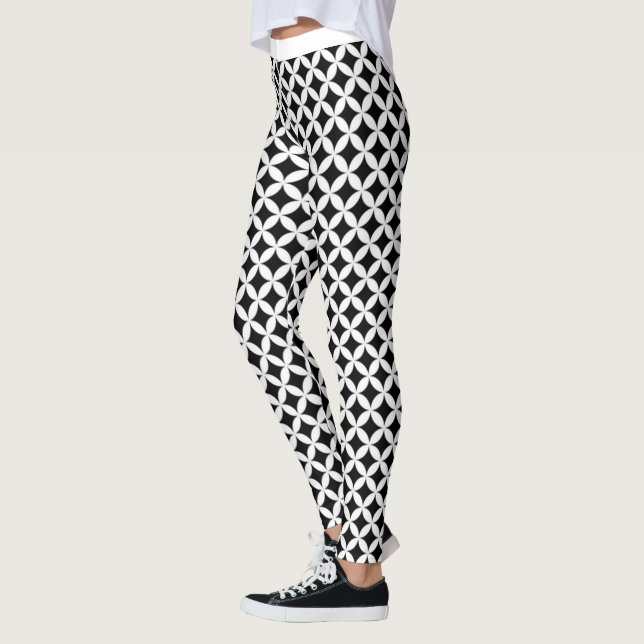 Geometric Diamonds Leggings (Left)