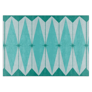 Geometric Diamonds & Starbursts Cutting Board
