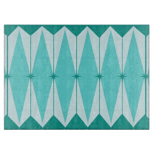 Geometric Diamonds  Starbursts Cutting Board