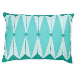 Geometric Diamonds & Starbursts Dog Bed