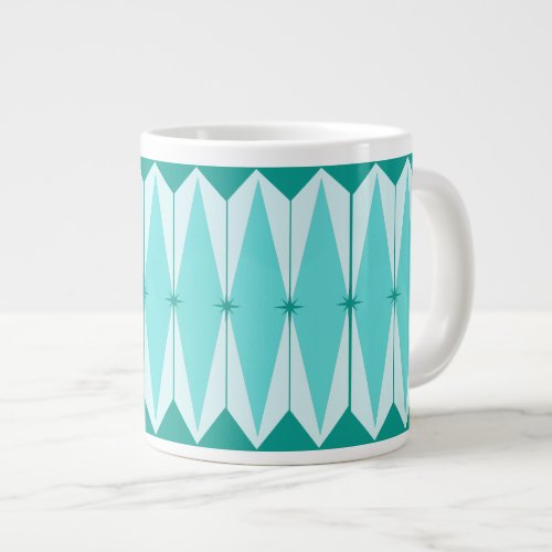 Geometric Diamonds  Starbursts Jumbo Mug