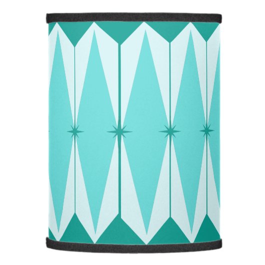Geometric Diamonds & Starbursts Lamp Shade (Left)