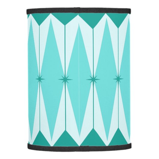 Geometric Diamonds & Starbursts Lamp Shade (Back)