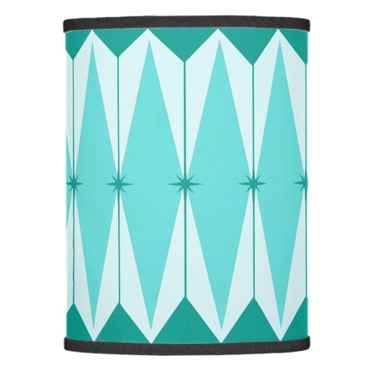 Geometric Diamonds & Starbursts Lamp Shade (Front)