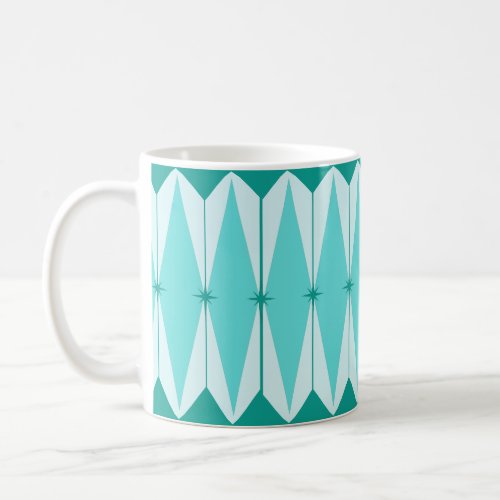 Geometric Diamonds  Starbursts Mug