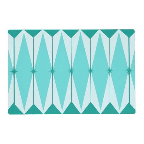 Geometric Diamonds  Starbursts Placemat