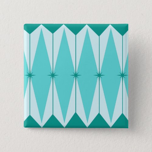 Geometric Diamonds  Starbursts Square Button