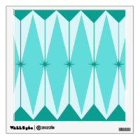 Geometric Diamonds & Starbursts Wall Decal