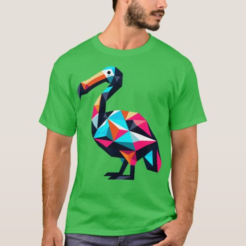 Geometric Dodo Bird T_Shirt