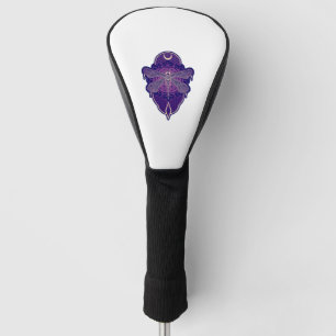 Geometric Dragonfly Mandala Life Flower Symbol Golf Head Cover