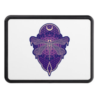 Geometric Dragonfly Mandala Life Flower Symbol Hitch Cover