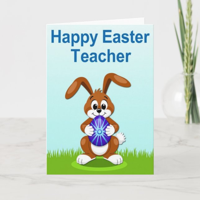 Geometric Egg Friend Card (Front)
