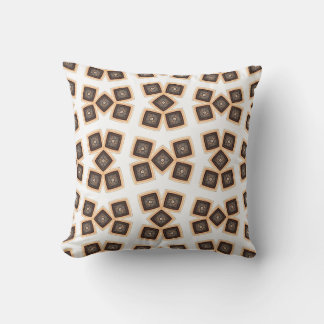 Geometric Elegance Modern Matrix Throw Pillow