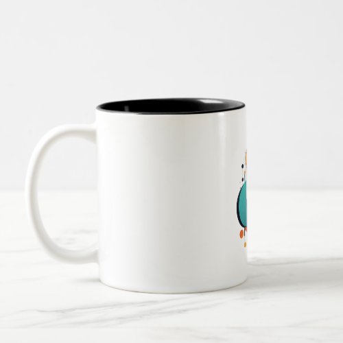 Geometric Elegance Two_Tone Coffee Mug