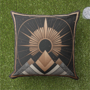 Geometric Elegancy Outdoor Pillow