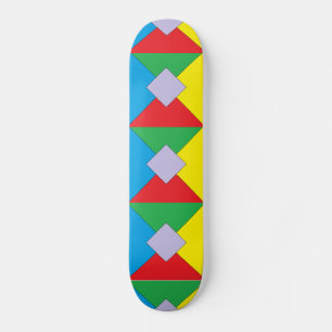 Geometric Elements Skateboard Deck