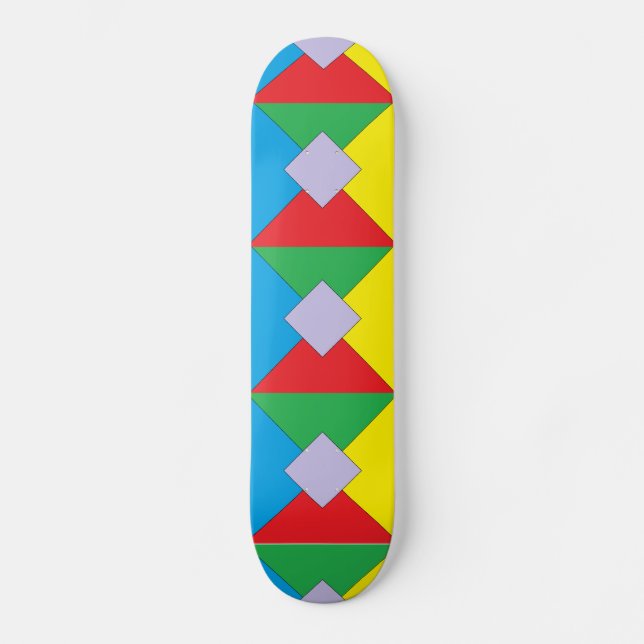 Geometric Elements Skateboard Deck (Front)